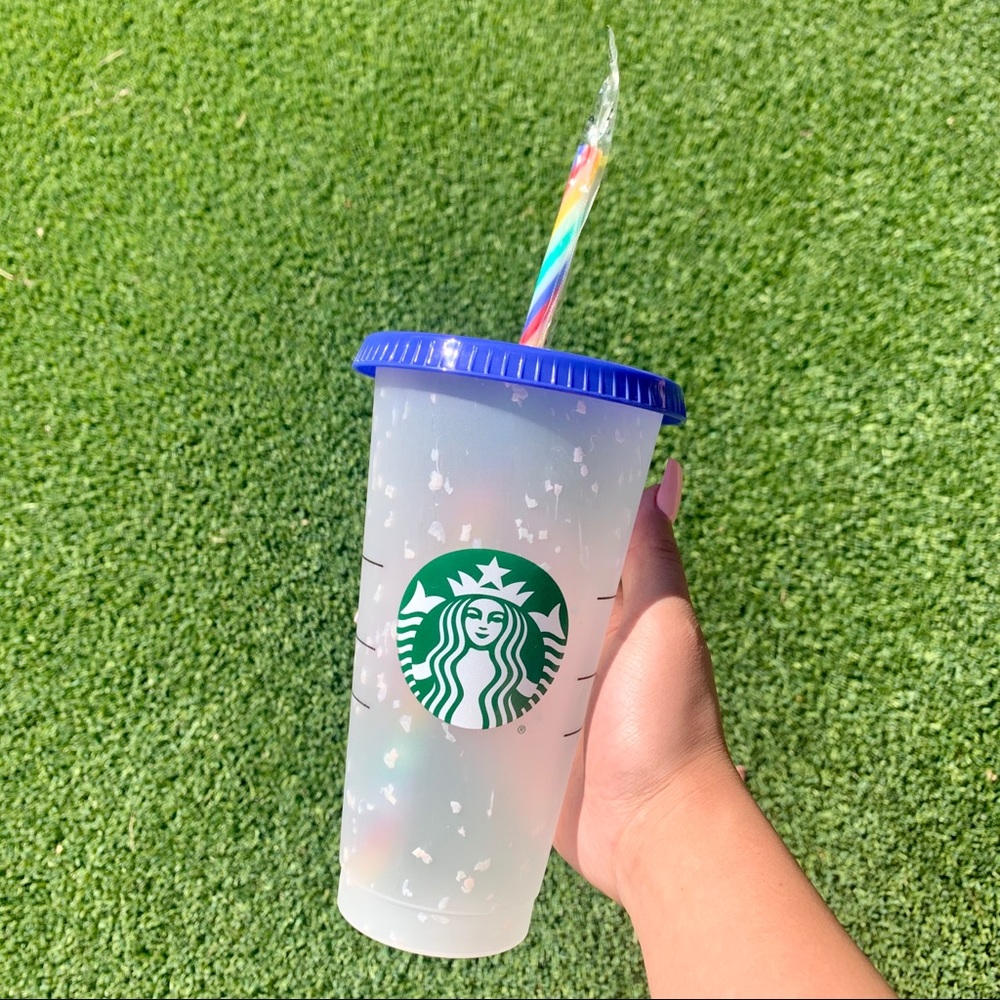 🌈 Starbucks Color Changing Confetti Cup